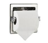 Nofer Держатель для 1 рулона туалетной бумаги встраиваемый квадратный с рамкой 05204.B